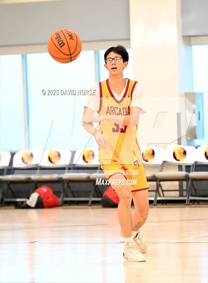 Thumbnail 3 in Oak Hills v Arcadia (SCIBCA Cali Live NCAA Viewing Tournament) photogallery.