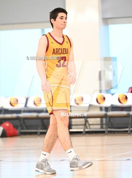 Thumbnail 1 in Oak Hills v Arcadia (SCIBCA Cali Live NCAA Viewing Tournament) photogallery.