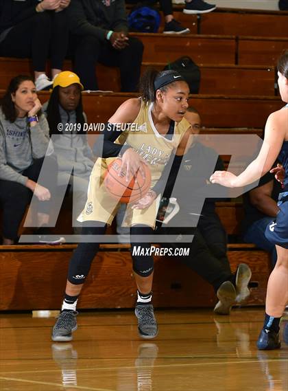 Thumbnail 1 in Centennial vs. Bishop Montgomery (St. Mary's Stockton MLK Showcase) photogallery.