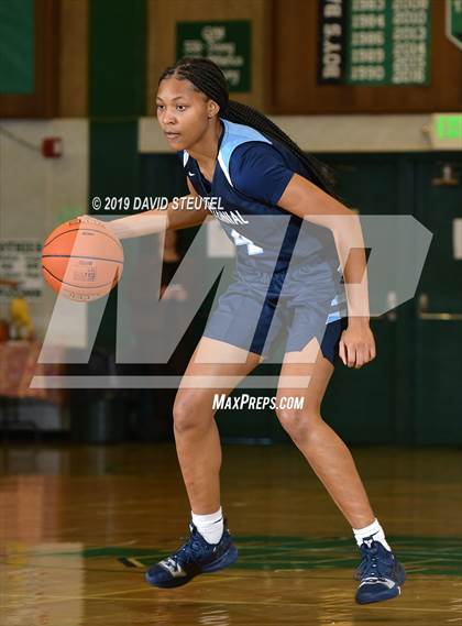 Thumbnail 2 in Centennial vs. Bishop Montgomery (St. Mary's Stockton MLK Showcase) photogallery.