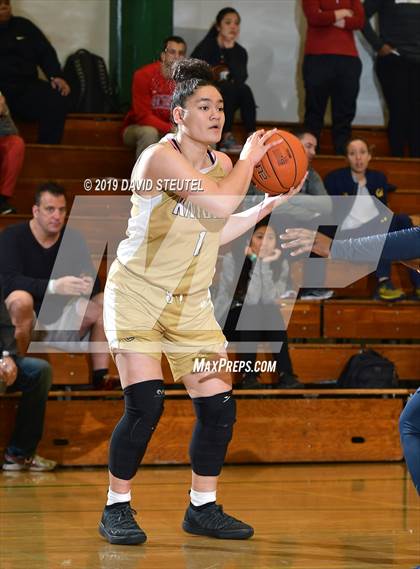 Thumbnail 2 in Centennial vs. Bishop Montgomery (St. Mary's Stockton MLK Showcase) photogallery.