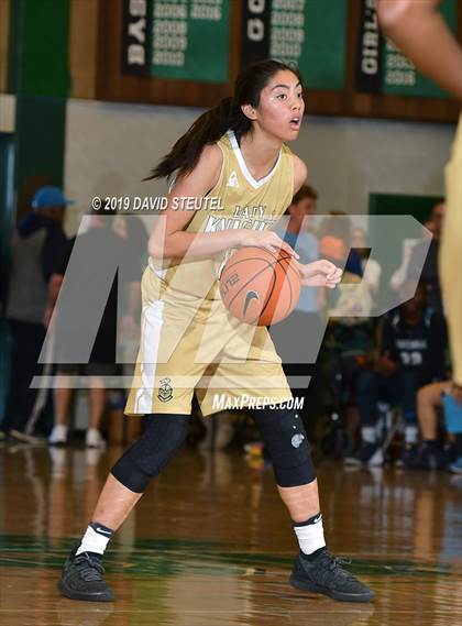 Thumbnail 3 in Centennial vs. Bishop Montgomery (St. Mary's Stockton MLK Showcase) photogallery.