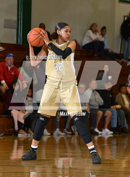 Thumbnail 1 in Centennial vs. Bishop Montgomery (St. Mary's Stockton MLK Showcase) photogallery.
