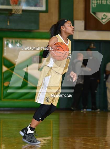 Thumbnail 2 in Centennial vs. Bishop Montgomery (St. Mary's Stockton MLK Showcase) photogallery.
