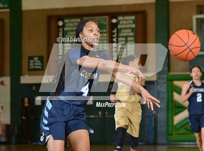 Thumbnail 1 in Centennial vs. Bishop Montgomery (St. Mary's Stockton MLK Showcase) photogallery.