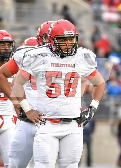 Thumbnail 3 in Steubenville vs. Bishop Hartley (OHSAA Division IV Final)  photogallery.