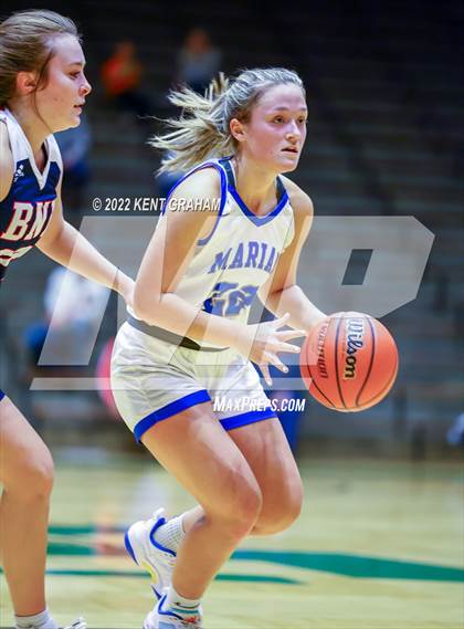 Thumbnail 1 in Mishawaka Marian vs Bedford (North Lawrence Hall of Fame Classic) photogallery.