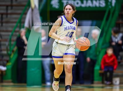 Thumbnail 2 in Mishawaka Marian vs Bedford (North Lawrence Hall of Fame Classic) photogallery.