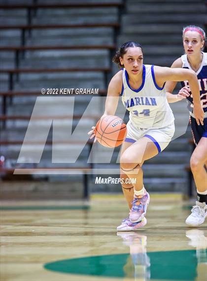 Thumbnail 1 in Mishawaka Marian vs Bedford (North Lawrence Hall of Fame Classic) photogallery.