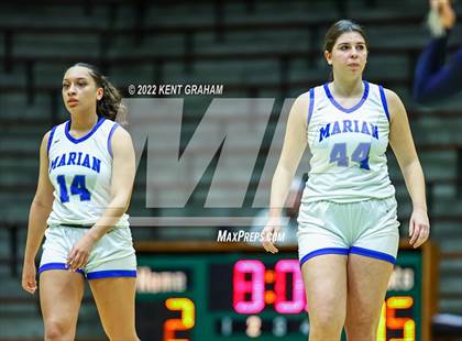 Thumbnail 2 in Mishawaka Marian vs Bedford (North Lawrence Hall of Fame Classic) photogallery.
