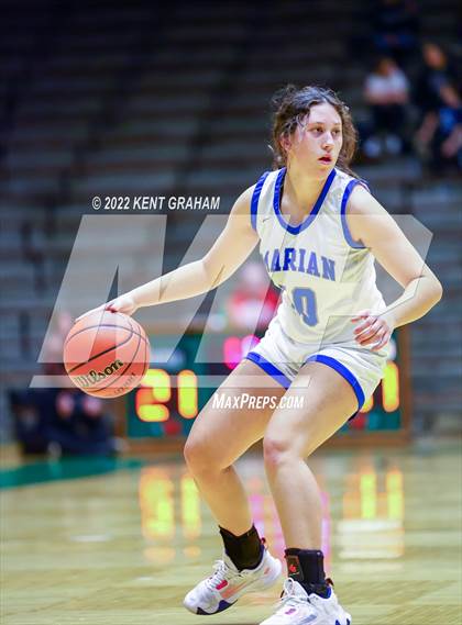 Thumbnail 1 in Mishawaka Marian vs Bedford (North Lawrence Hall of Fame Classic) photogallery.