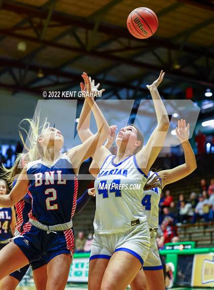Thumbnail 2 in Mishawaka Marian vs Bedford (North Lawrence Hall of Fame Classic) photogallery.