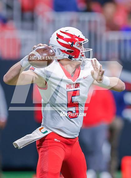 Thumbnail 2 in Milton vs. Walton (GHSA 7A Championship) photogallery.