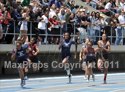 Thumbnail 1 in CIF SS Masters Track & Field Championships (Girls/Boys 4 x 100) photogallery.