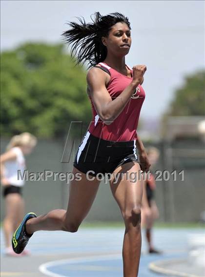 Thumbnail 3 in CIF SS Masters Track & Field Championships (Girls/Boys 4 x 100) photogallery.