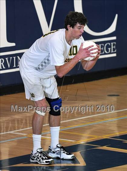 Thumbnail 3 in Mt. Carmel vs. Mira Costa (CIF SoCal D2 Volleyball Final) photogallery.