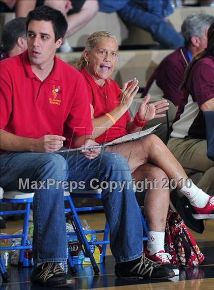 Thumbnail 2 in Mt. Carmel vs. Mira Costa (CIF SoCal D2 Volleyball Final) photogallery.