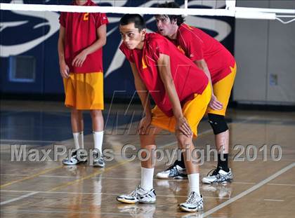 Thumbnail 1 in Mt. Carmel vs. Mira Costa (CIF SoCal D2 Volleyball Final) photogallery.