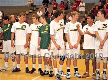 Thumbnail 3 in Mt. Carmel vs. Mira Costa (CIF SoCal D2 Volleyball Final) photogallery.