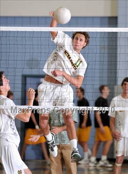 Thumbnail 1 in Mt. Carmel vs. Mira Costa (CIF SoCal D2 Volleyball Final) photogallery.
