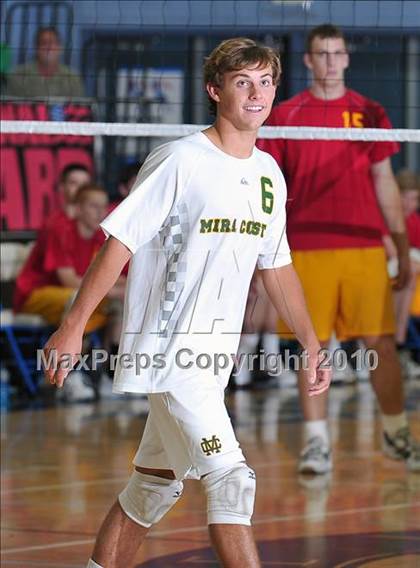 Thumbnail 2 in Mt. Carmel vs. Mira Costa (CIF SoCal D2 Volleyball Final) photogallery.