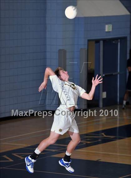 Thumbnail 3 in Mt. Carmel vs. Mira Costa (CIF SoCal D2 Volleyball Final) photogallery.