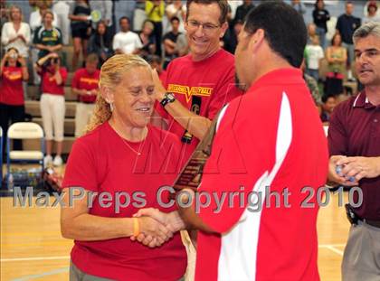 Thumbnail 2 in Mt. Carmel vs. Mira Costa (CIF SoCal D2 Volleyball Final) photogallery.