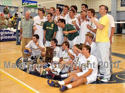 Thumbnail 1 in Mt. Carmel vs. Mira Costa (CIF SoCal D2 Volleyball Final) photogallery.