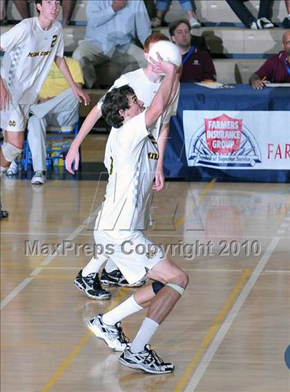 Thumbnail 1 in Mt. Carmel vs. Mira Costa (CIF SoCal D2 Volleyball Final) photogallery.