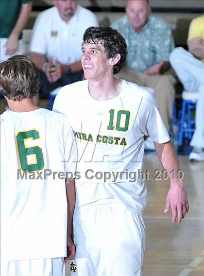 Thumbnail 3 in Mt. Carmel vs. Mira Costa (CIF SoCal D2 Volleyball Final) photogallery.