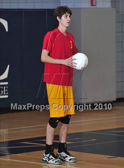 Thumbnail 3 in Mt. Carmel vs. Mira Costa (CIF SoCal D2 Volleyball Final) photogallery.