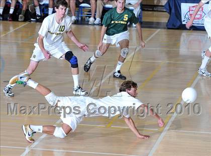 Thumbnail 1 in Mt. Carmel vs. Mira Costa (CIF SoCal D2 Volleyball Final) photogallery.