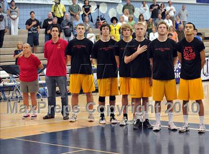Thumbnail 3 in Mt. Carmel vs. Mira Costa (CIF SoCal D2 Volleyball Final) photogallery.