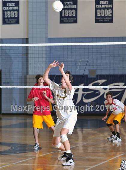 Thumbnail 2 in Mt. Carmel vs. Mira Costa (CIF SoCal D2 Volleyball Final) photogallery.
