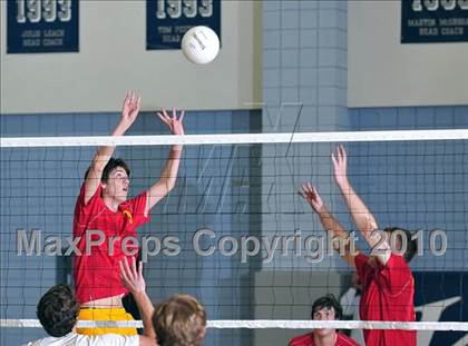 Thumbnail 3 in Mt. Carmel vs. Mira Costa (CIF SoCal D2 Volleyball Final) photogallery.