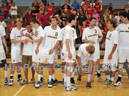 Thumbnail 3 in Mt. Carmel vs. Mira Costa (CIF SoCal D2 Volleyball Final) photogallery.