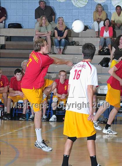 Thumbnail 3 in Mt. Carmel vs. Mira Costa (CIF SoCal D2 Volleyball Final) photogallery.
