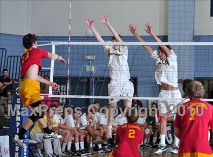 Thumbnail 1 in Mt. Carmel vs. Mira Costa (CIF SoCal D2 Volleyball Final) photogallery.