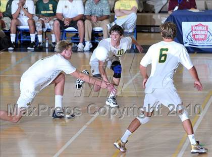 Thumbnail 3 in Mt. Carmel vs. Mira Costa (CIF SoCal D2 Volleyball Final) photogallery.