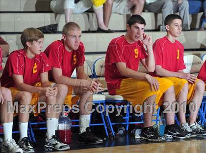 Thumbnail 3 in Mt. Carmel vs. Mira Costa (CIF SoCal D2 Volleyball Final) photogallery.