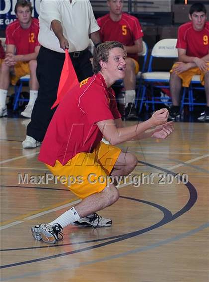 Thumbnail 2 in Mt. Carmel vs. Mira Costa (CIF SoCal D2 Volleyball Final) photogallery.