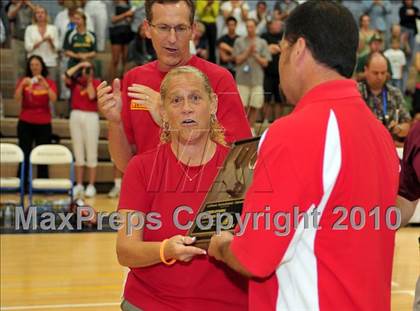 Thumbnail 3 in Mt. Carmel vs. Mira Costa (CIF SoCal D2 Volleyball Final) photogallery.