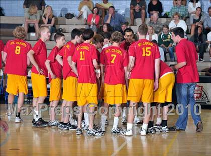 Thumbnail 1 in Mt. Carmel vs. Mira Costa (CIF SoCal D2 Volleyball Final) photogallery.