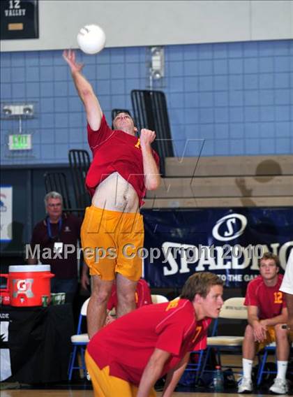 Thumbnail 2 in Mt. Carmel vs. Mira Costa (CIF SoCal D2 Volleyball Final) photogallery.