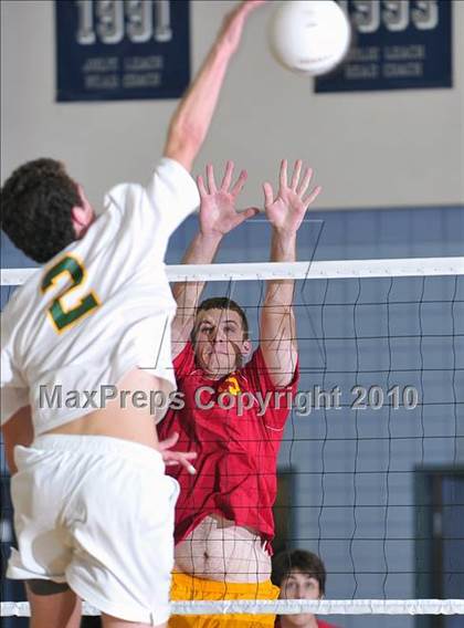 Thumbnail 2 in Mt. Carmel vs. Mira Costa (CIF SoCal D2 Volleyball Final) photogallery.