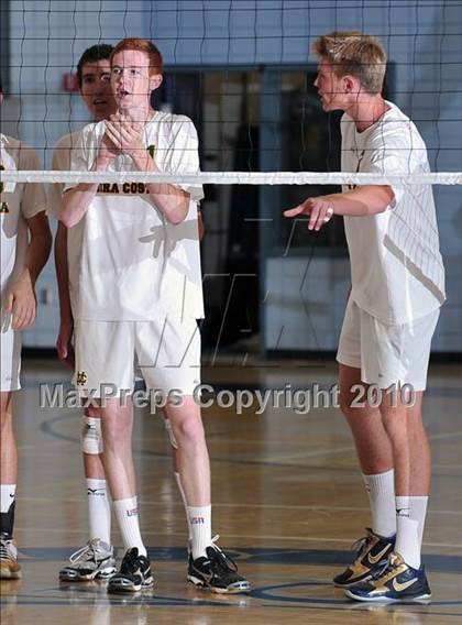 Thumbnail 3 in Mt. Carmel vs. Mira Costa (CIF SoCal D2 Volleyball Final) photogallery.