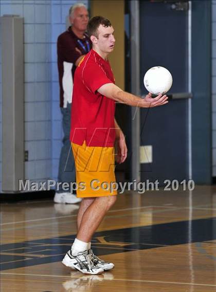 Thumbnail 1 in Mt. Carmel vs. Mira Costa (CIF SoCal D2 Volleyball Final) photogallery.