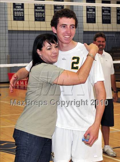Thumbnail 1 in Mt. Carmel vs. Mira Costa (CIF SoCal D2 Volleyball Final) photogallery.