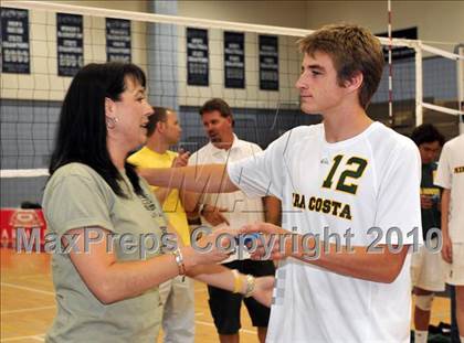 Thumbnail 3 in Mt. Carmel vs. Mira Costa (CIF SoCal D2 Volleyball Final) photogallery.