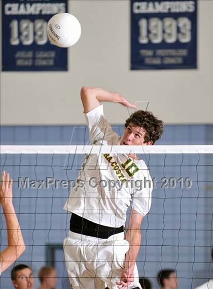 Thumbnail 2 in Mt. Carmel vs. Mira Costa (CIF SoCal D2 Volleyball Final) photogallery.
